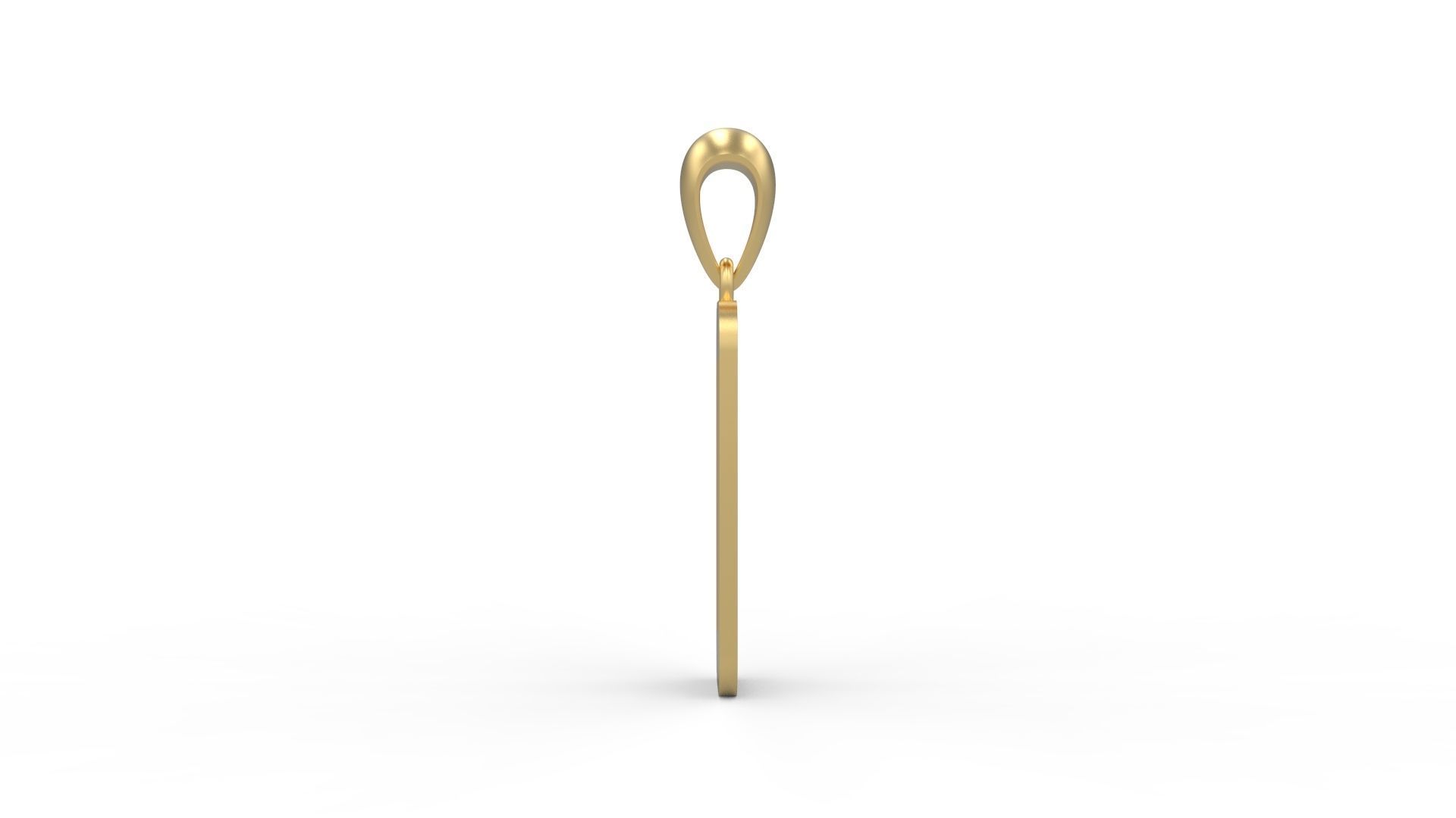 Initial Letters Pendant Amsterdam Signature Duo O 3D print model_2