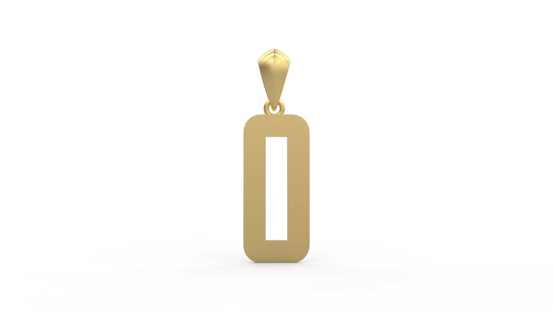 Initial Letters Pendant Amsterdam Signature Duo O 3D print model_0