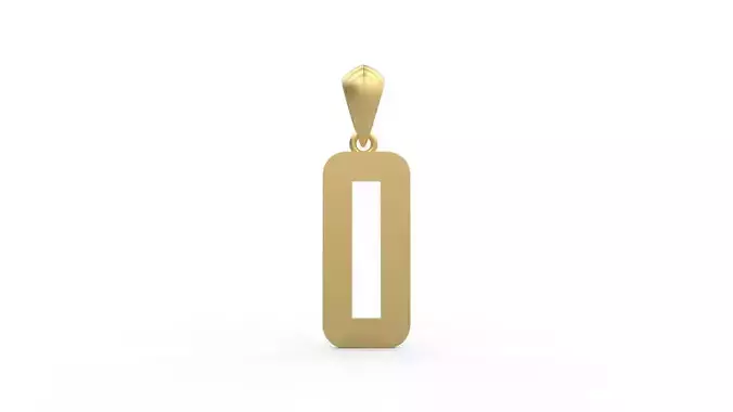 Initial Letters Pendant Amsterdam Signature Duo O 3D print model