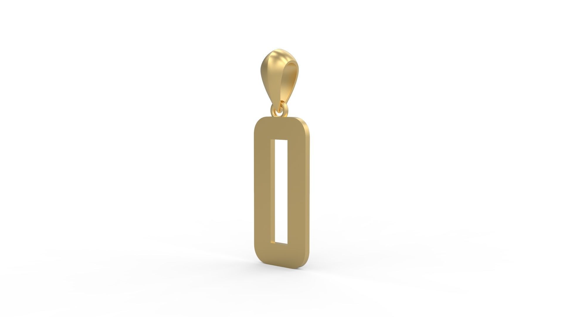 Initial Letters Pendant Amsterdam Signature Duo O 3D print model_1