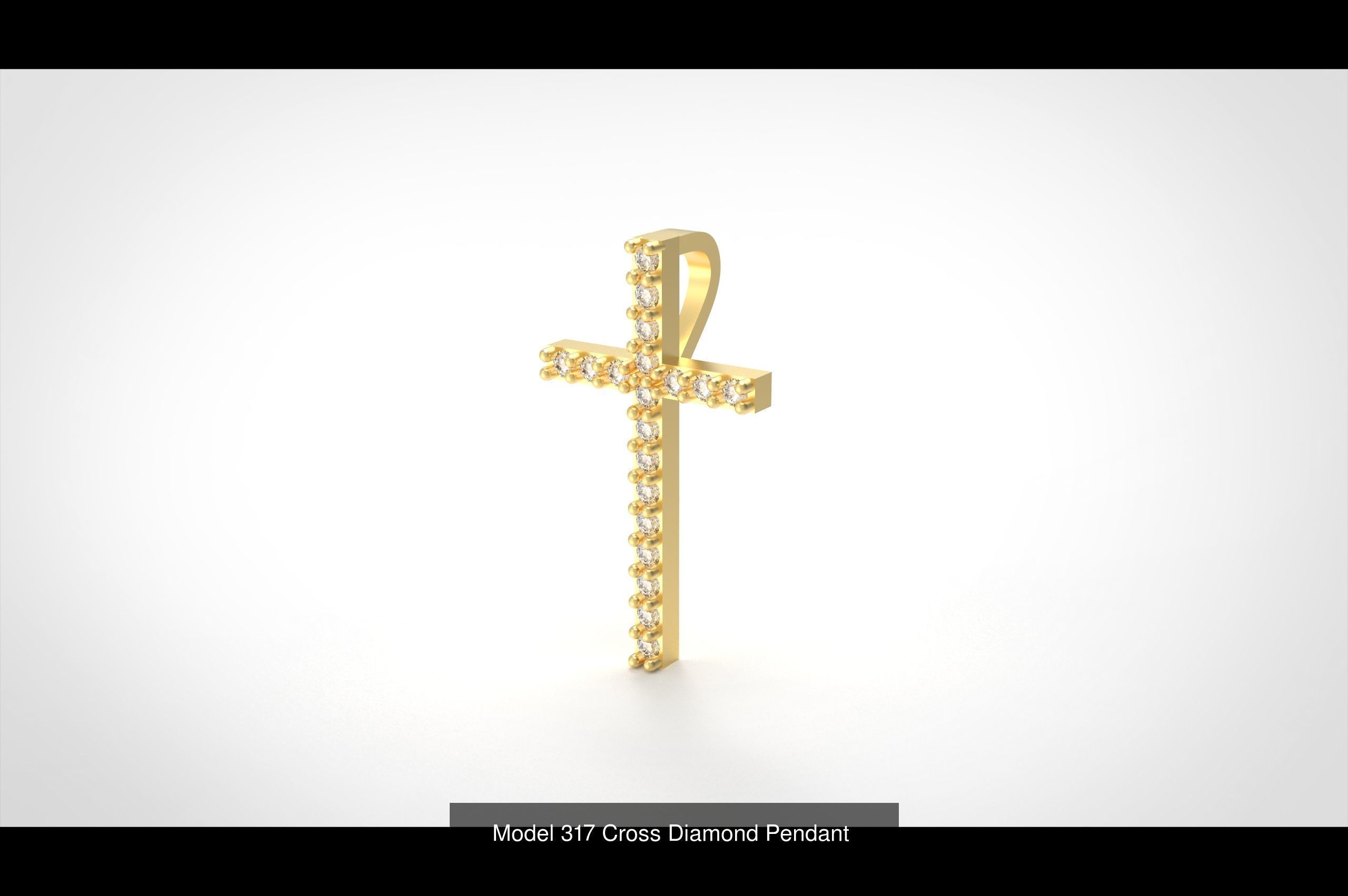 16 Cross Collection Diamond Pendant _11