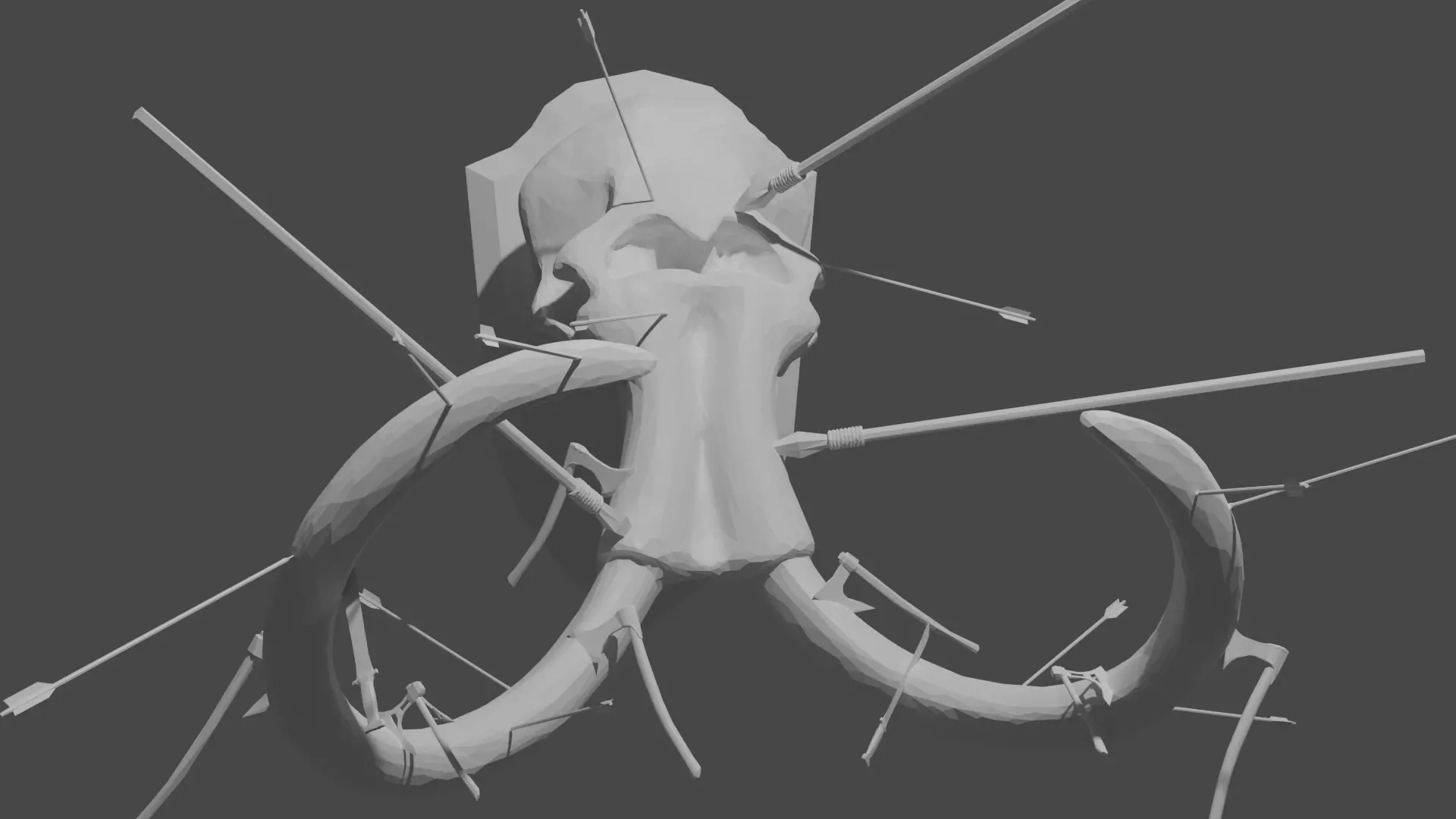 Mammoth Trophy 3D model_0