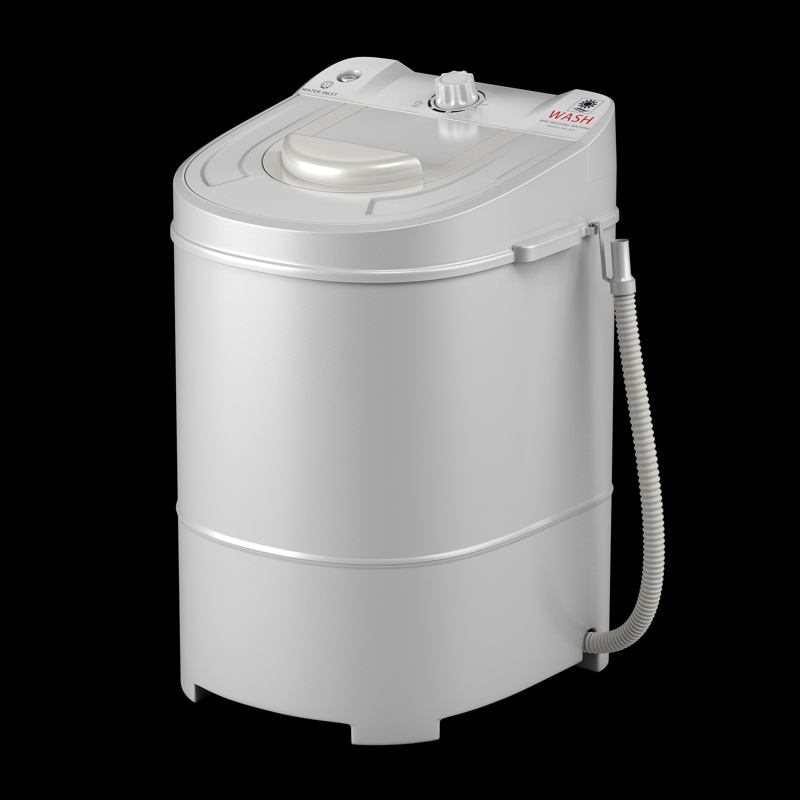 Mini Washing Machine Model 150 3D model_1