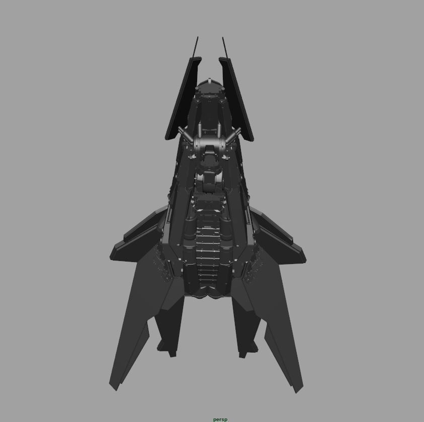 spacefighter WASP 3D model_18