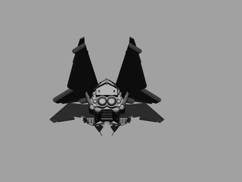 spacefighter WASP 3D model_22