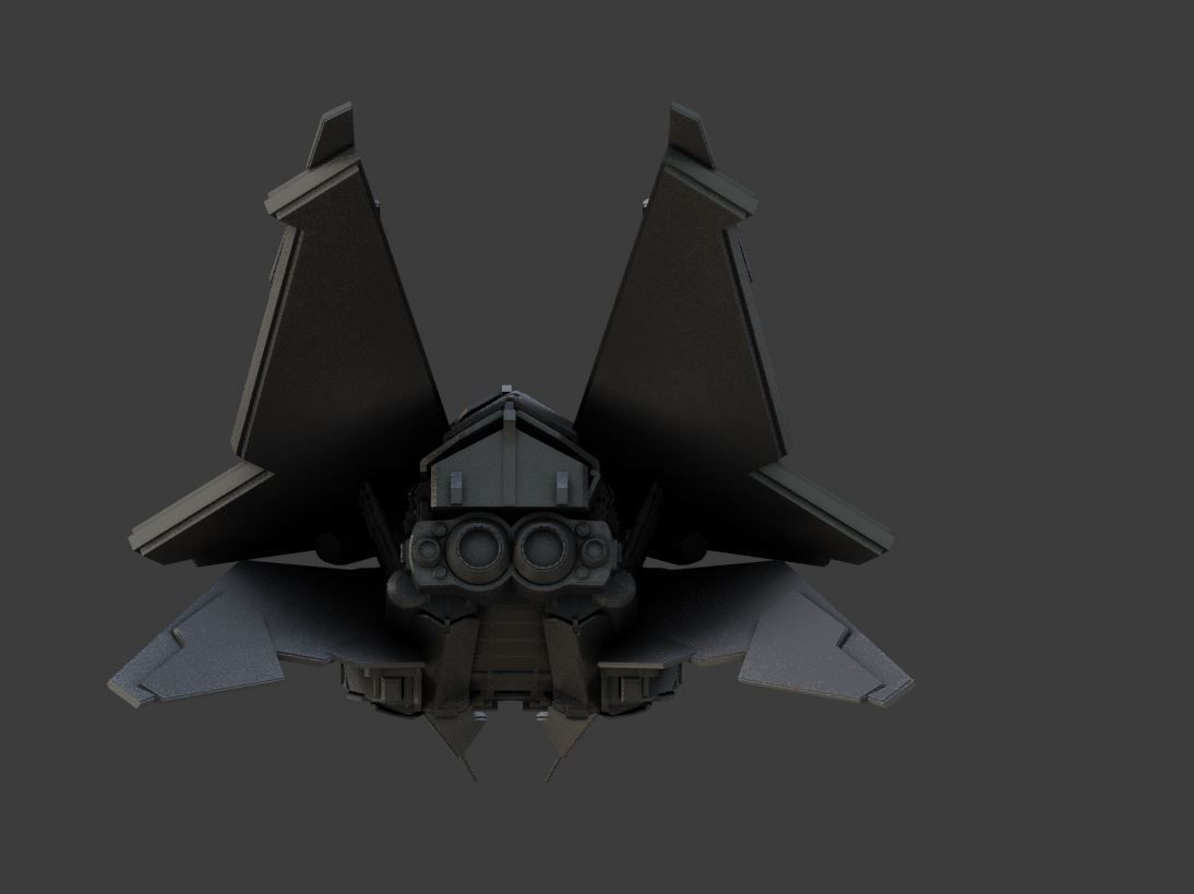 spacefighter WASP 3D model_13