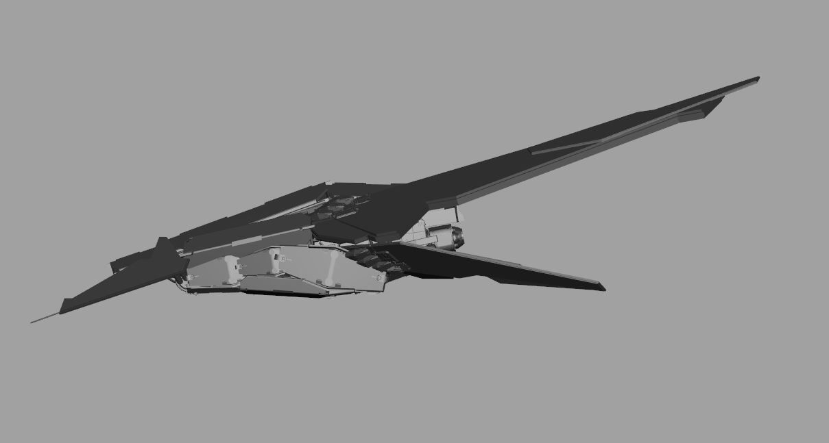 spacefighter WASP 3D model_17