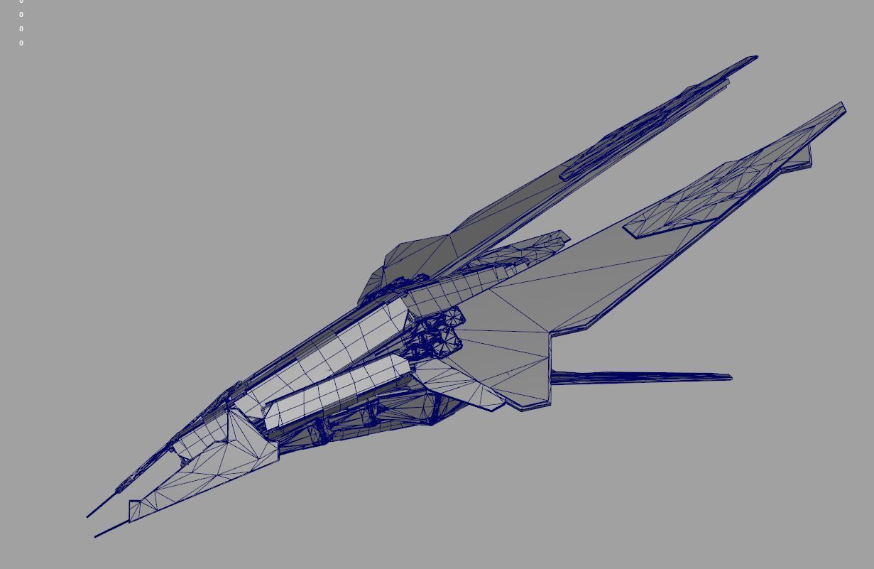 spacefighter WASP 3D model_16