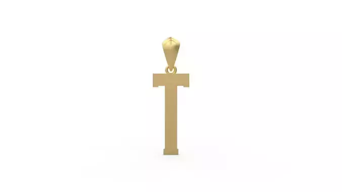 Initial Letters Pendant Amsterdam Signature Duo T 3D print model
