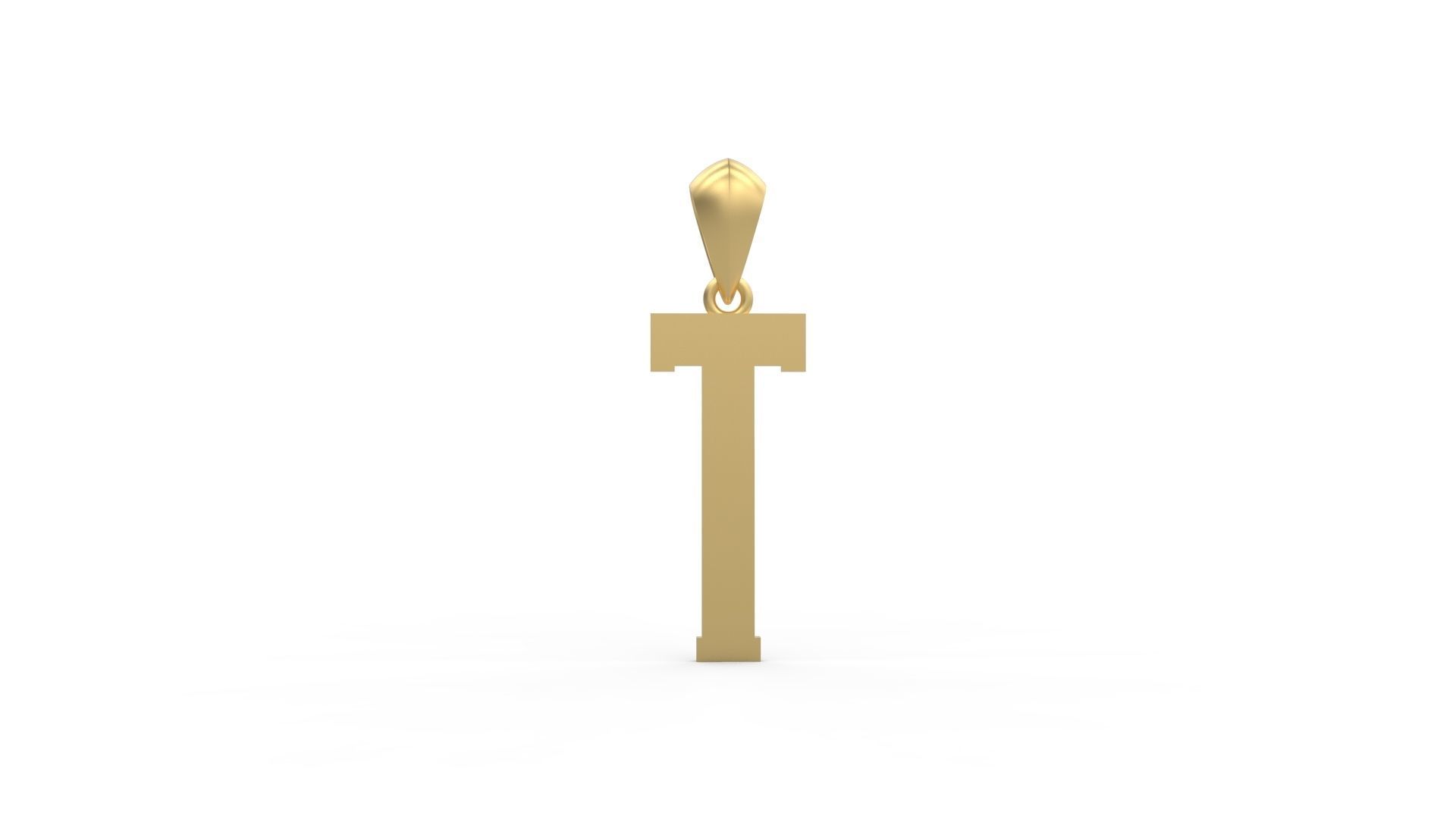 Initial Letters Pendant Amsterdam Signature Duo T 3D print model_4