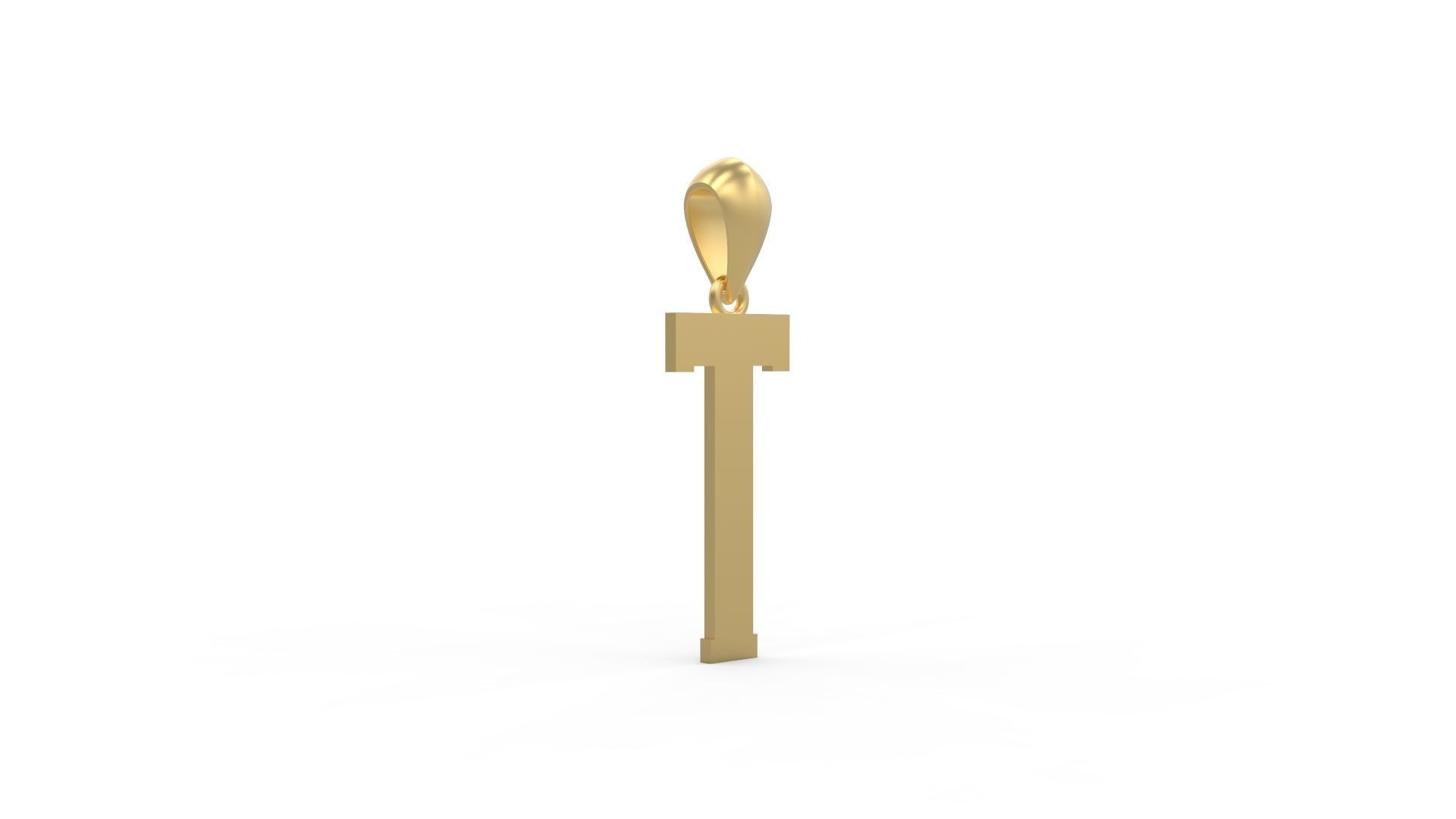 Initial Letters Pendant Amsterdam Signature Duo T 3D print model_3