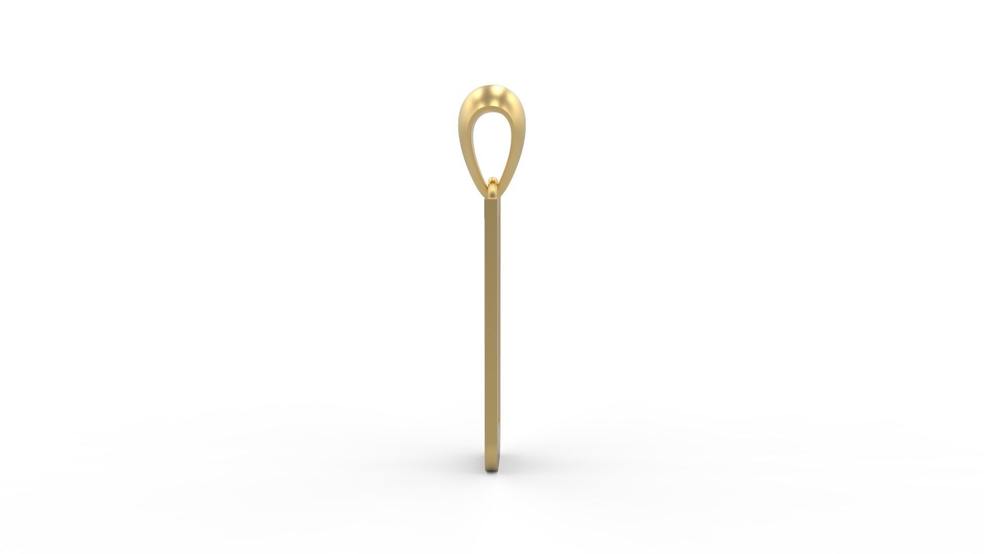 Initial Letters Pendant Amsterdam Signature Duo U 3D print model_2