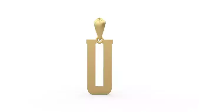 Initial Letters Pendant Amsterdam Signature Duo U