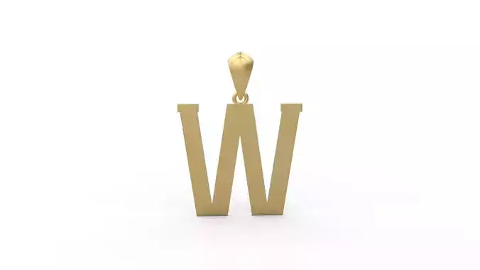 Initial Letters Pendant Amsterdam Signature Duo W