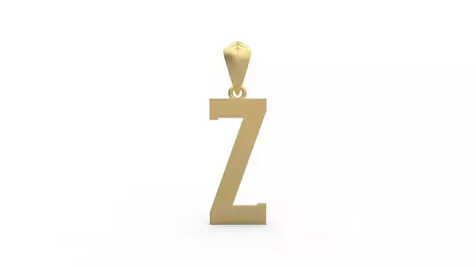 Initial Letters Pendant Amsterdam Signature Duo Z