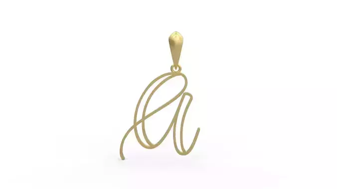 Initial Letters Pendant Mellayu A