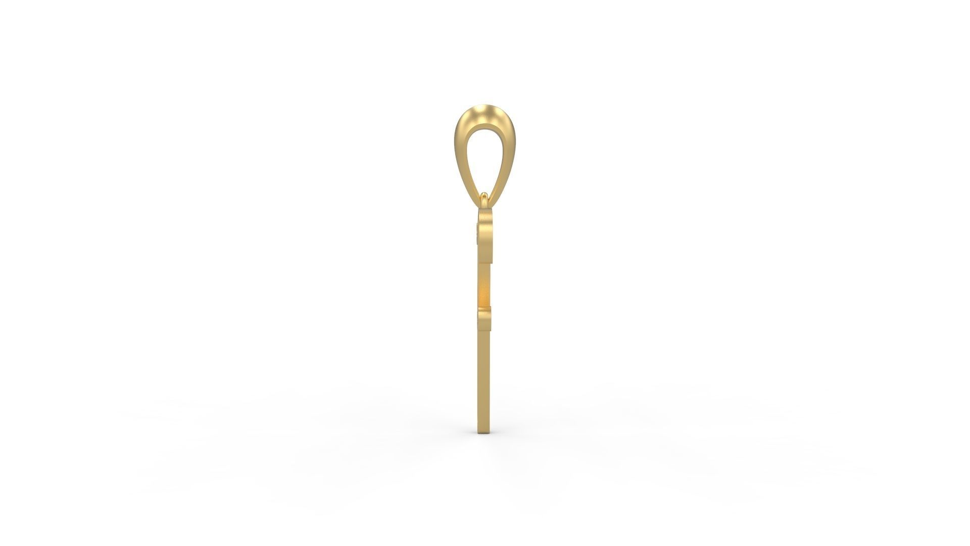 Initial Letters Pendant Mellayu F 3D print model_2