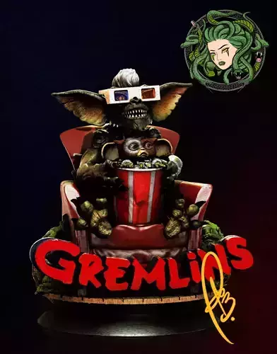 GREMLIN AND GIZMO BY CREATIVE GEEK MB 3D print model