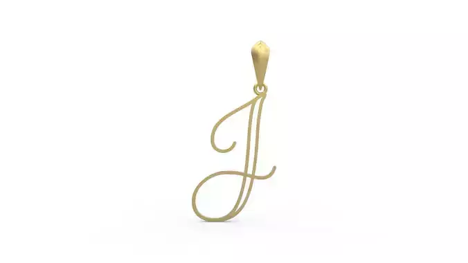 Initial Letters Pendant Mellayu J