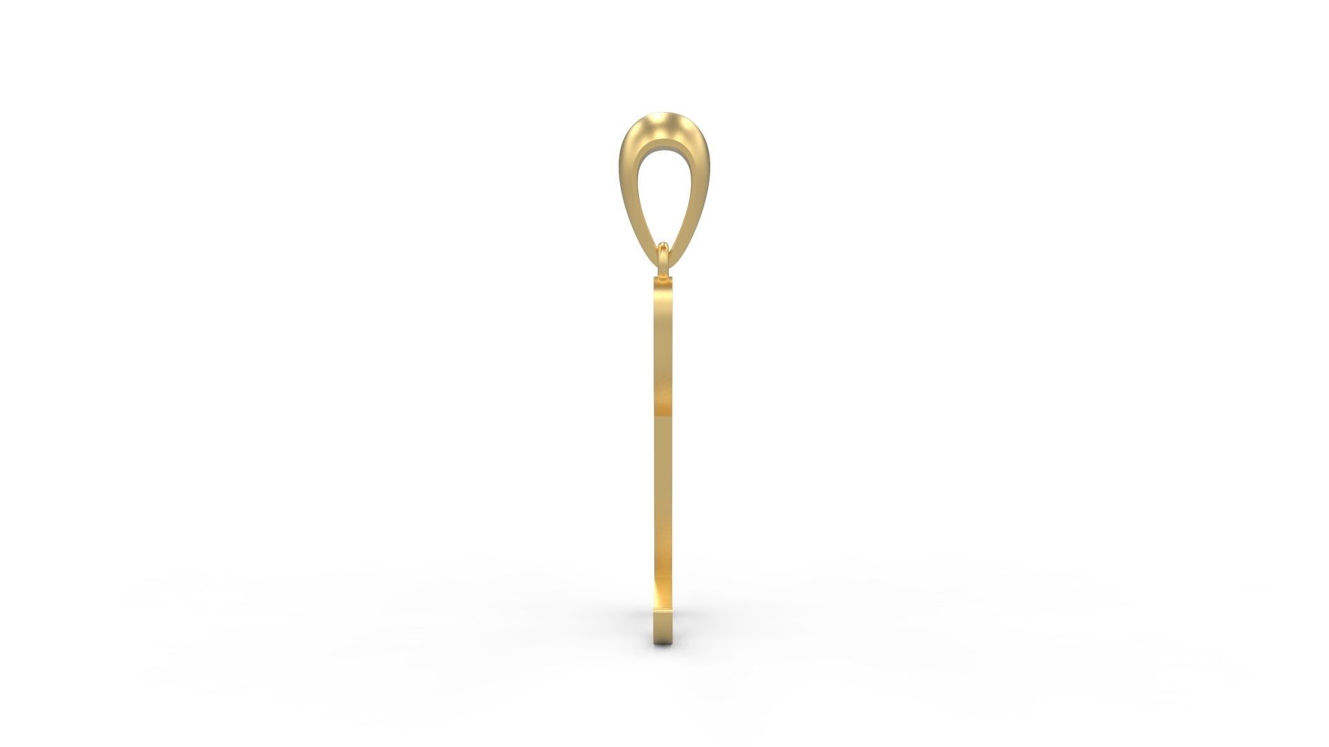 Initial Letters Pendant Mellayu L 3D print model_2