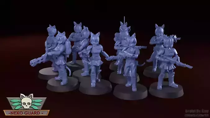Neko Guard - Trooper Kit 3D print model