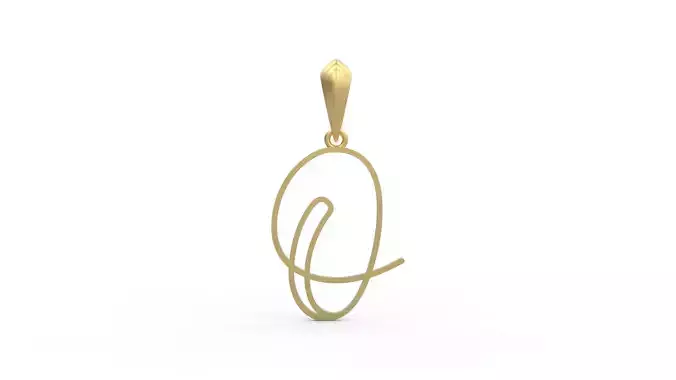 Initial Letters Pendant Mellayu O