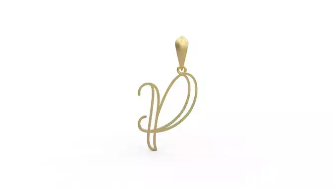 Initial Letters Pendant Mellayu P