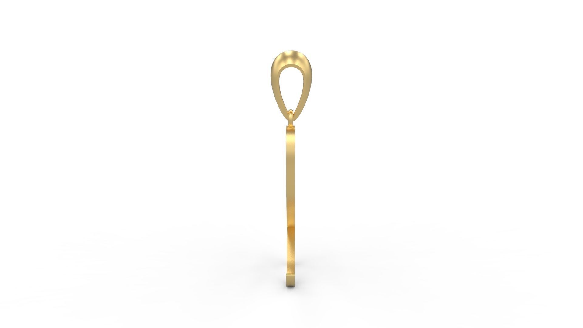 Initial Letters Pendant Mellayu R 3D print model_2