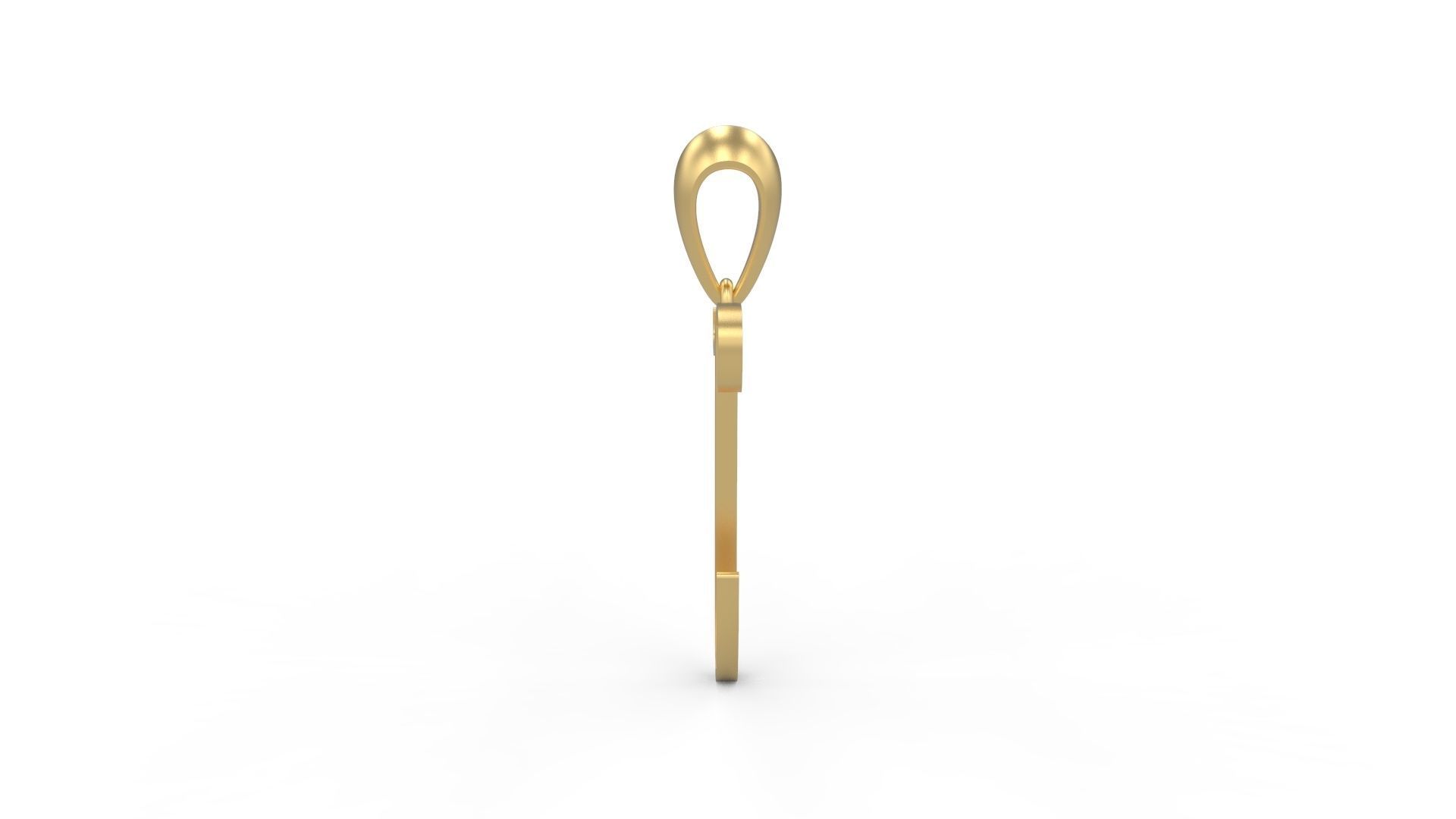 Initial Letters Pendant Mellayu T 3D print model_2