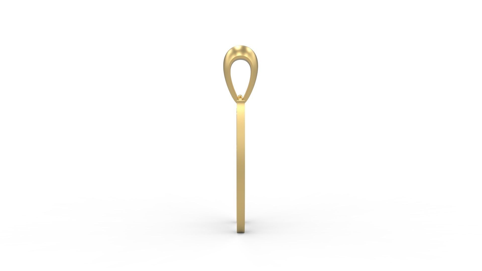 Initial Letters Pendant Mellayu W 3D print model_2