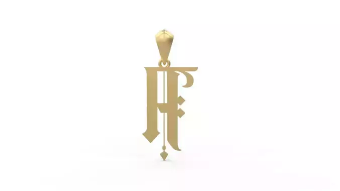 Initial Letters Pendant Angel Rhapsody A