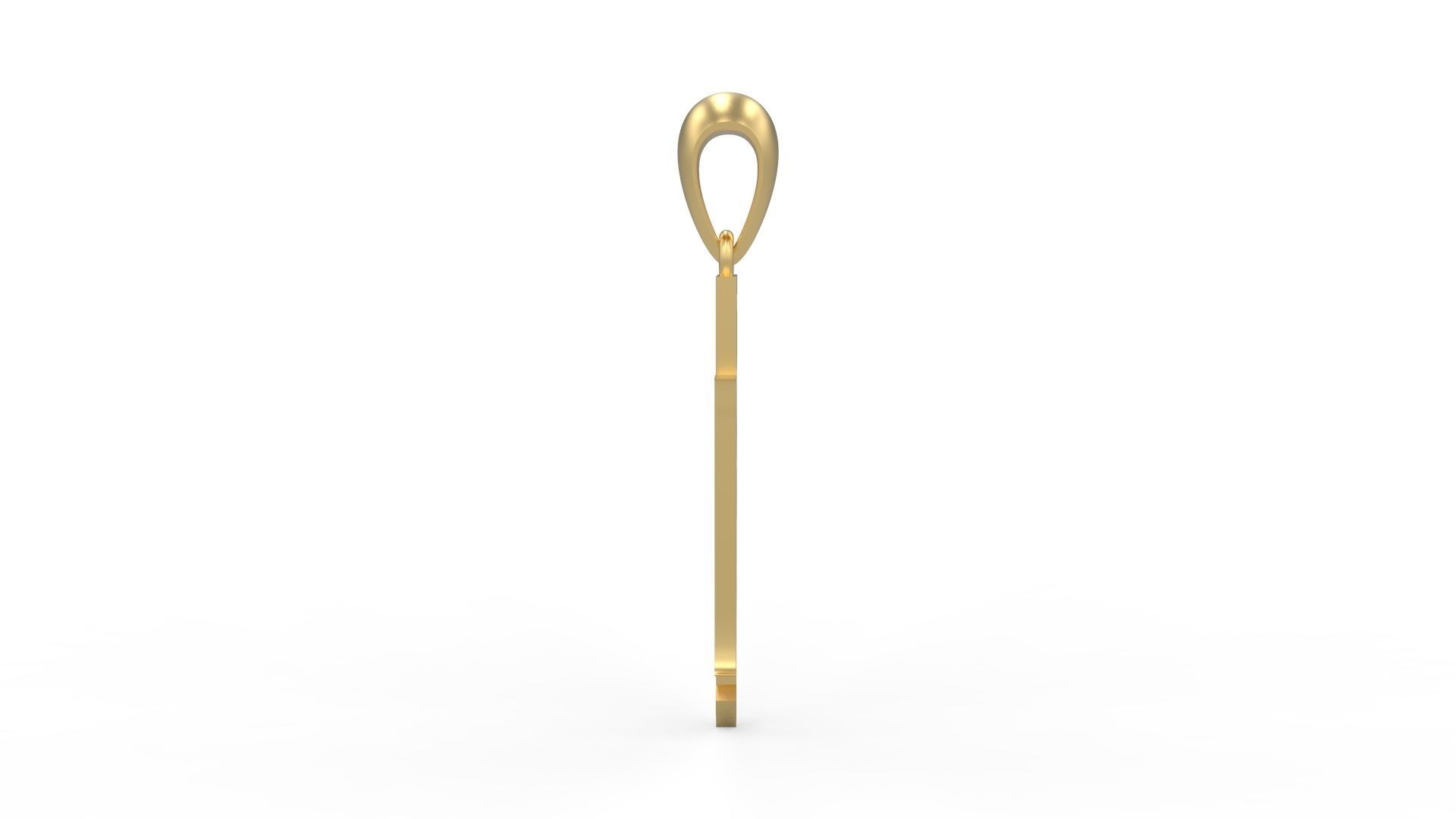 Initial Letters Pendant Angel Rhapsody H 3D print model_2