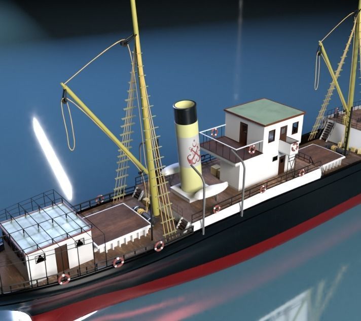 Bandirma Gemisi 3D Ship 3D model_1