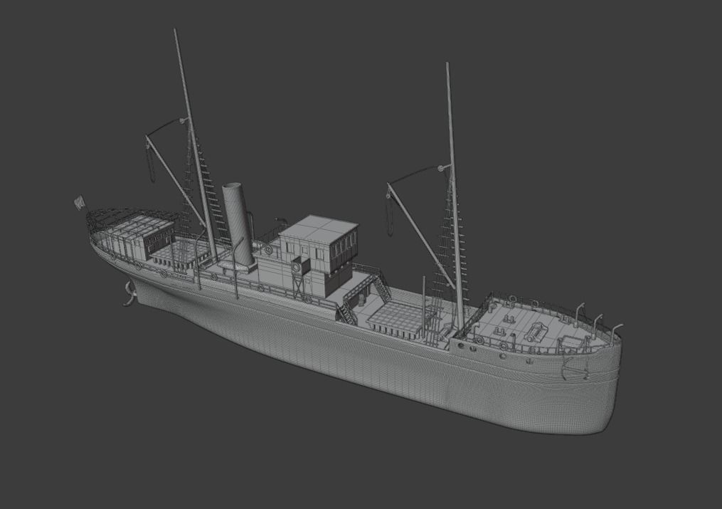 Bandirma Gemisi 3D Ship 3D model_3