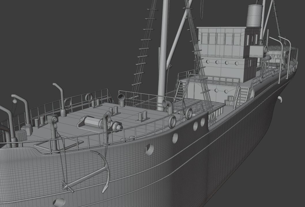 Bandirma Gemisi 3D Ship 3D model_5