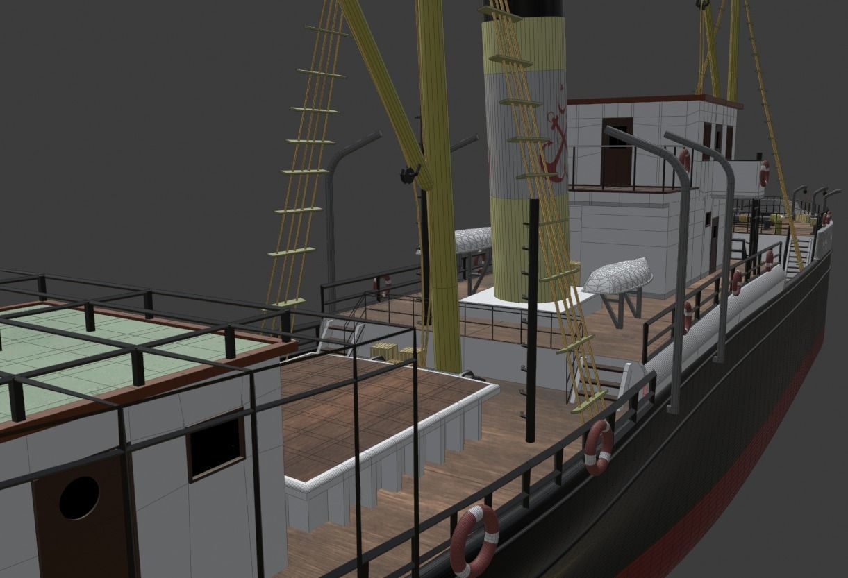 Bandirma Gemisi 3D Ship 3D model_8