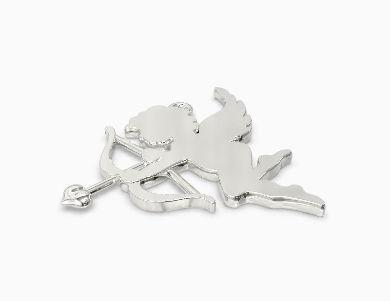 Cupid pendant 3D print model_6
