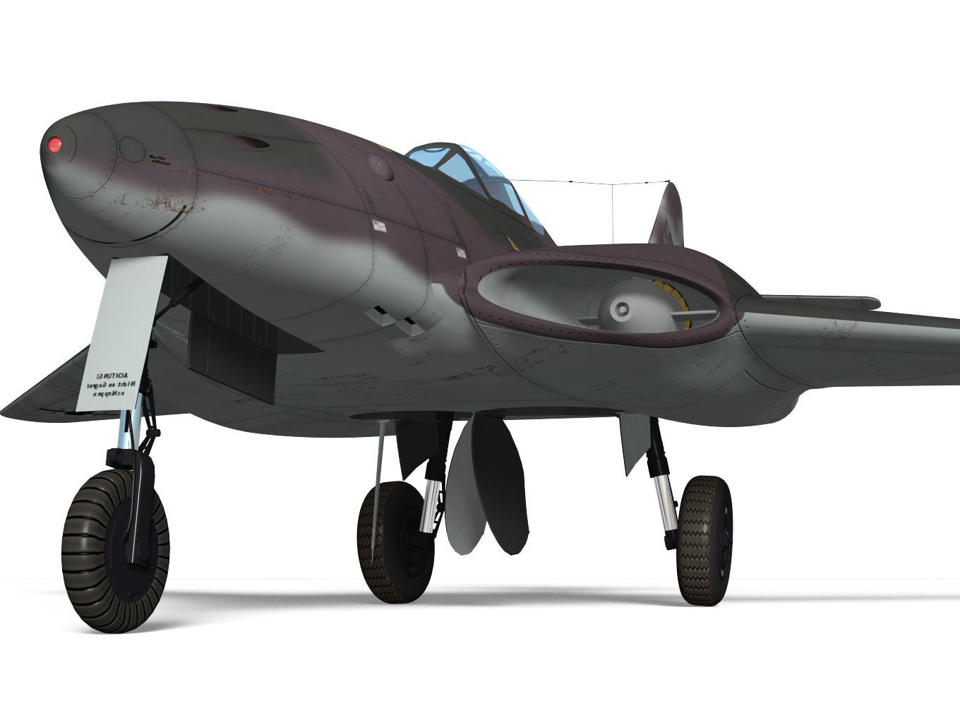 Messerschmitt Me 262 HG III 3D model_7
