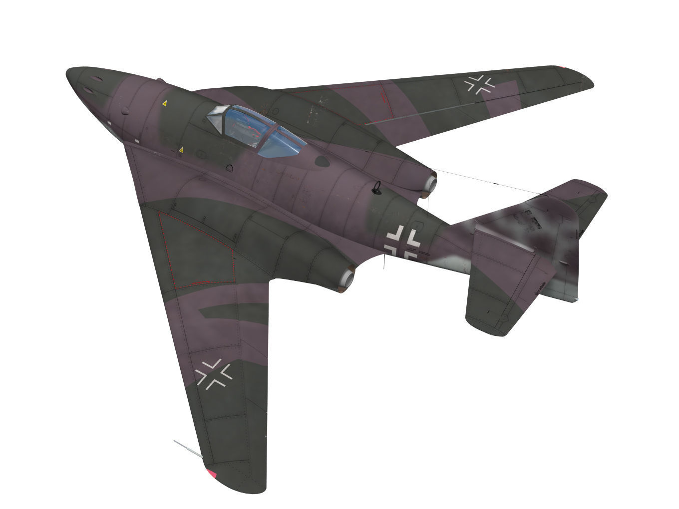Messerschmitt Me 262 HG III 3D model_2