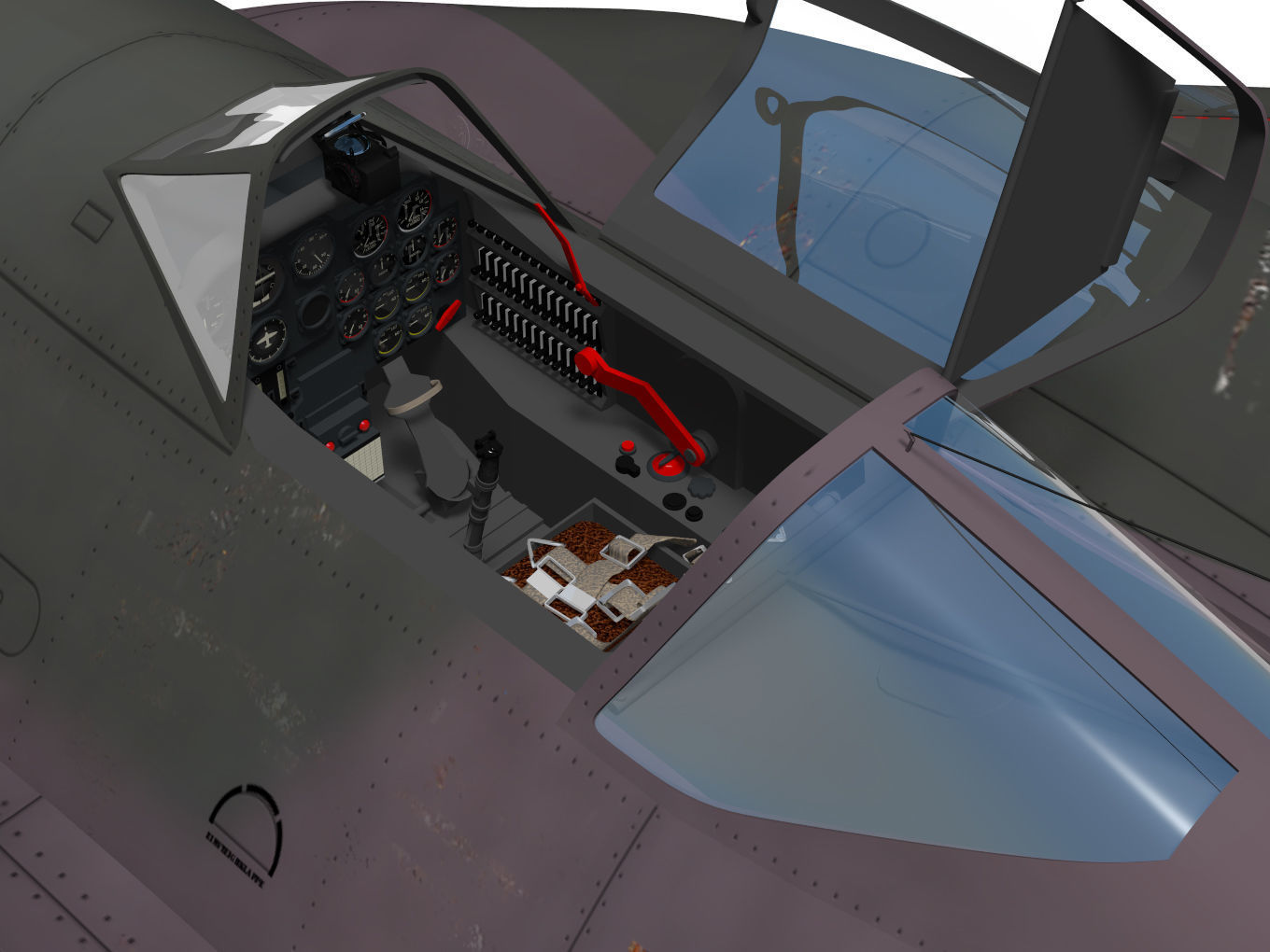 Messerschmitt Me 262 HG III 3D model_6