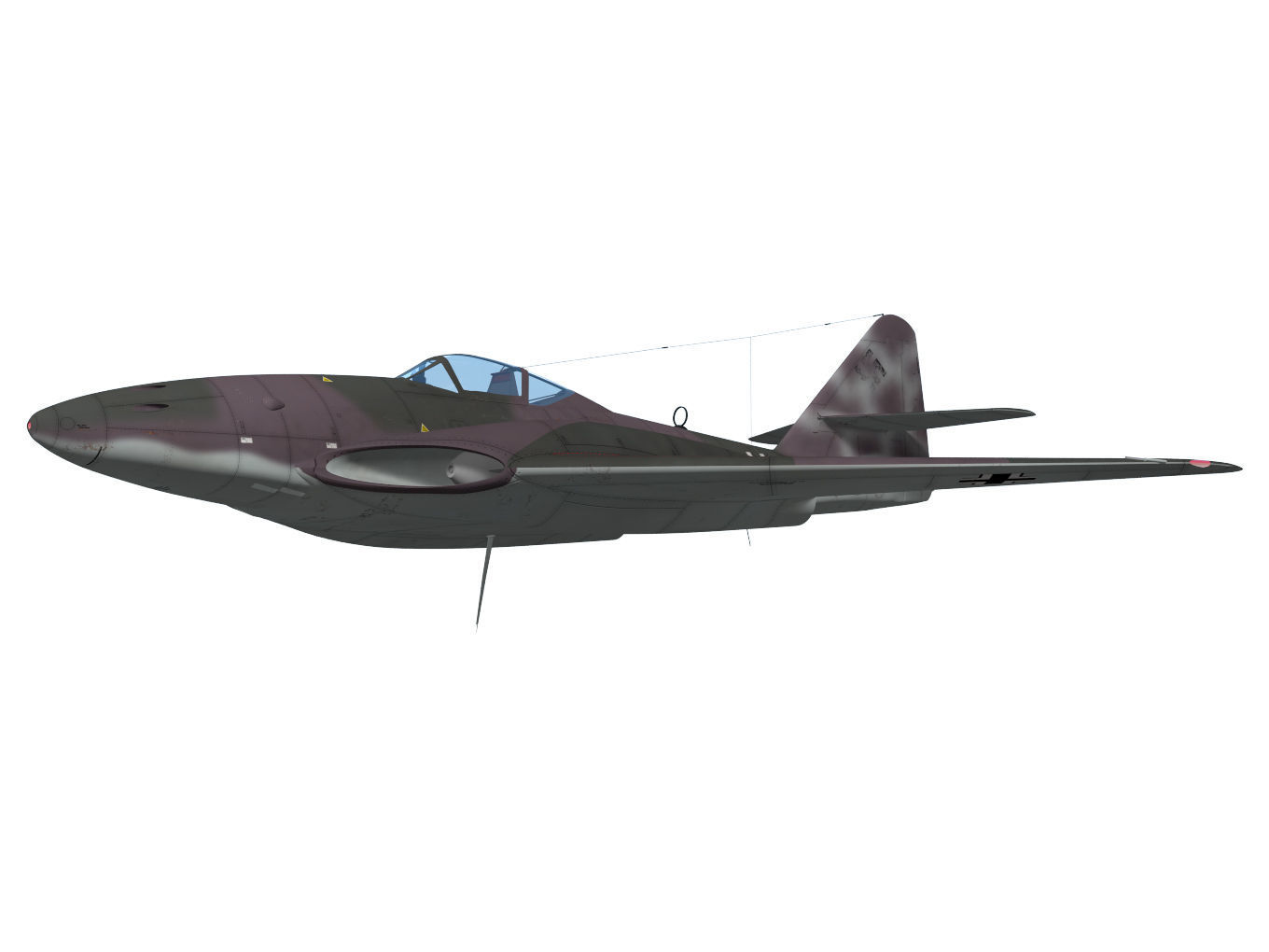 Messerschmitt Me 262 HG III 3D model_5
