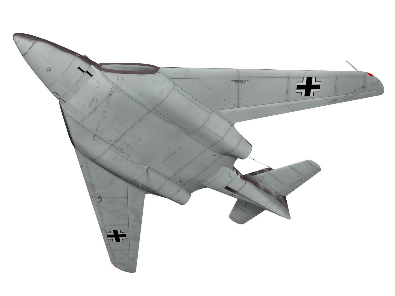 Messerschmitt Me 262 HG III 3D model_4