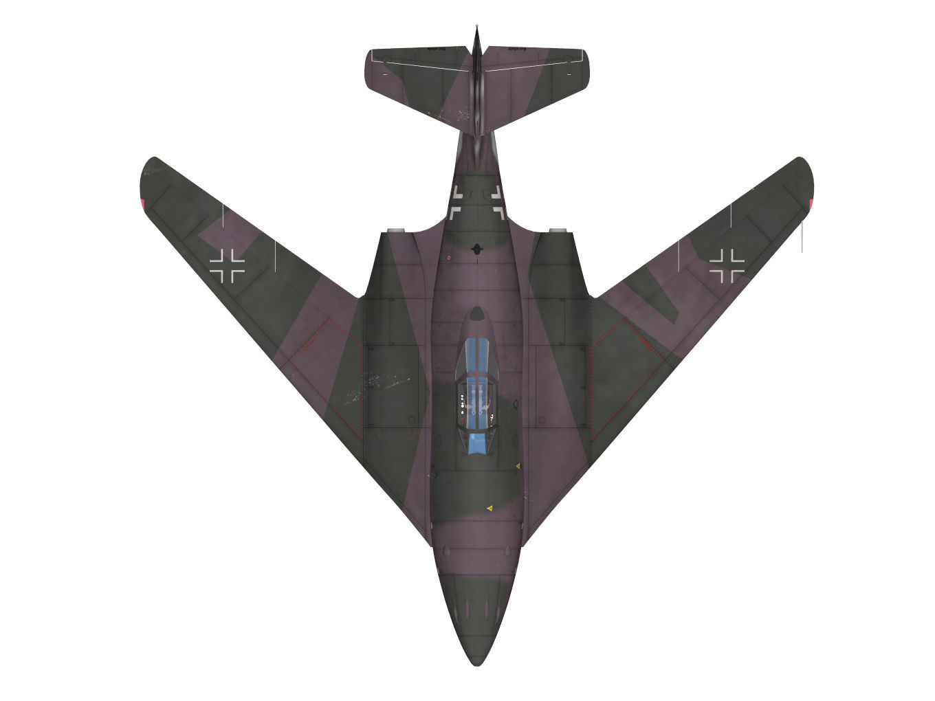 Messerschmitt Me 262 HG III 3D model_11