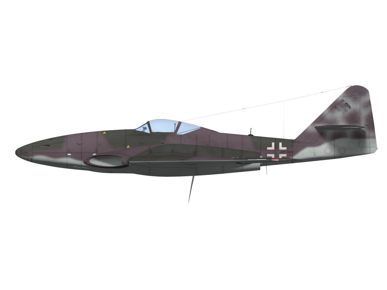Messerschmitt Me 262 HG III 3D model_8
