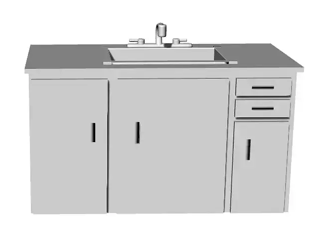 cupboard bathroom sink with drawers and cabinets