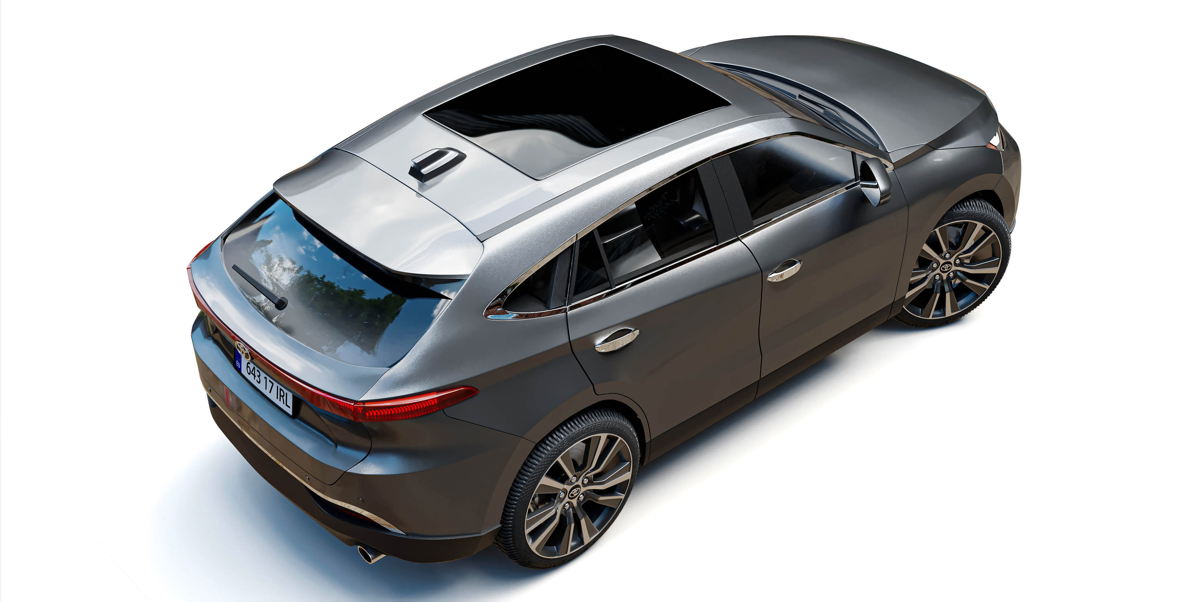 Toyota Harrier 2021 3D model_6