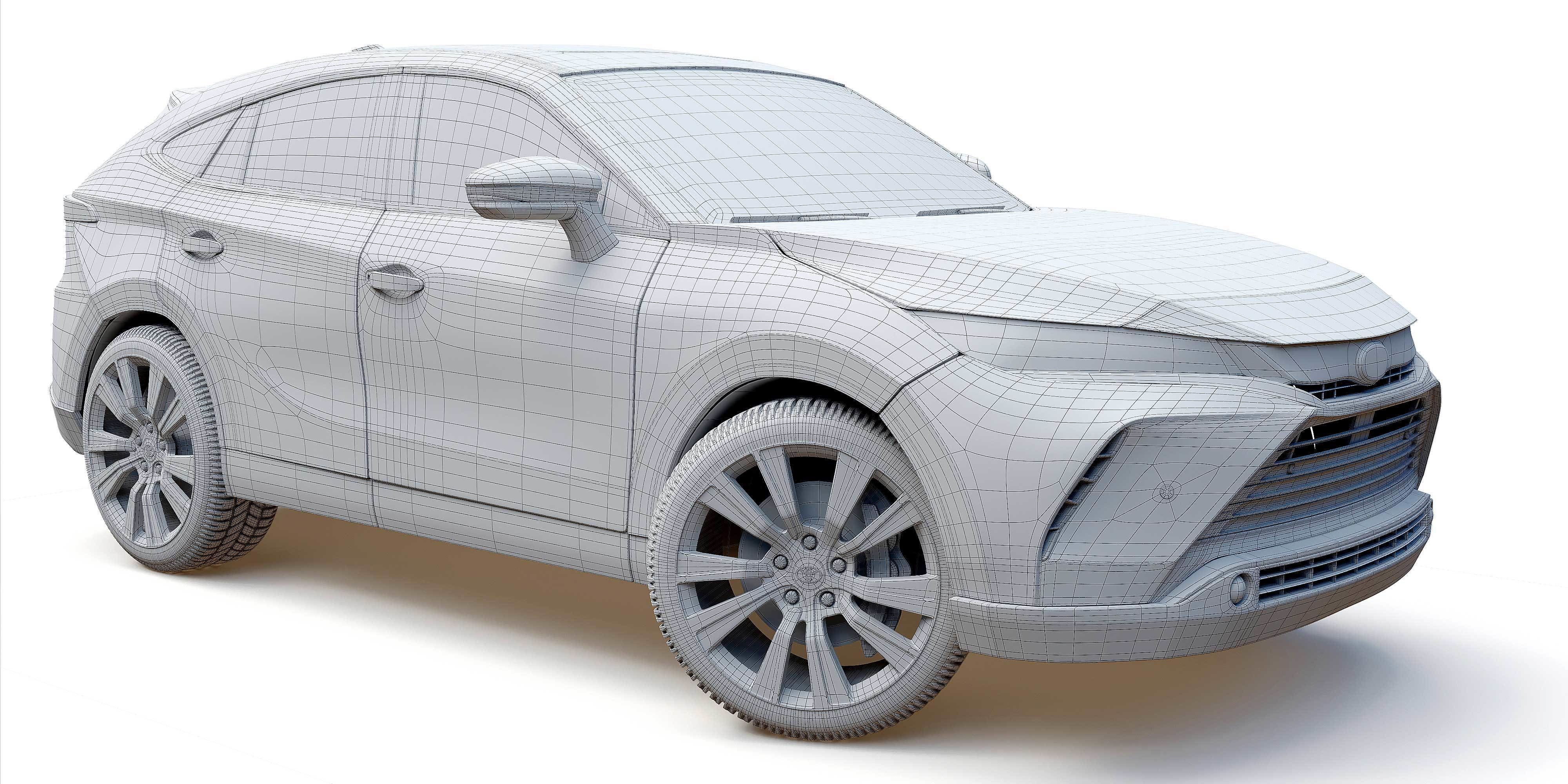 Toyota Harrier 2021 3D model_11