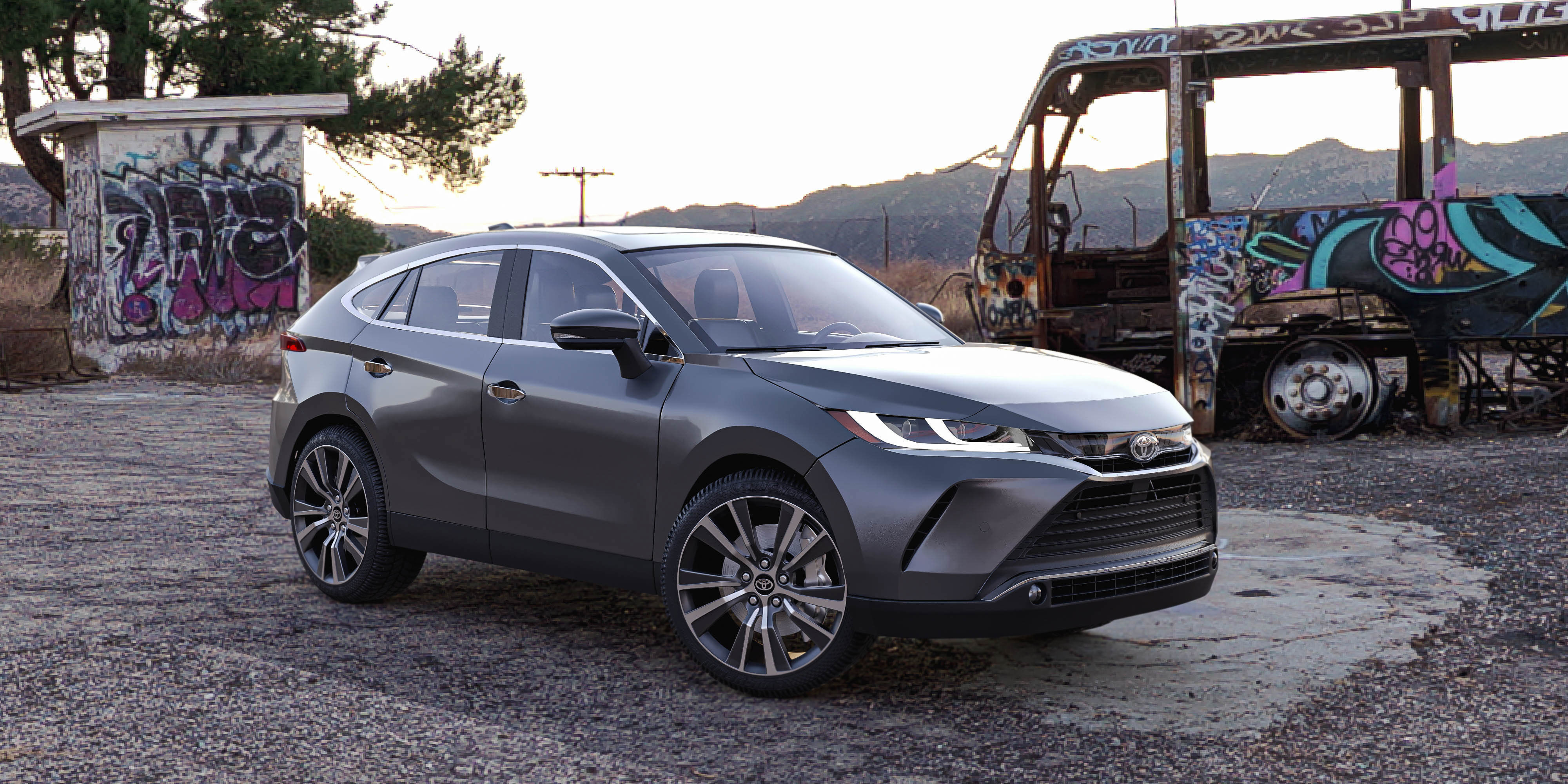 Toyota Harrier 2021 3D model_2