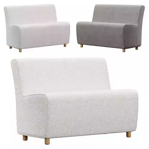 Hobson Boucle Dining Bench