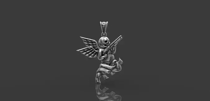 Pendant Deaths Cupid 2 3D print model